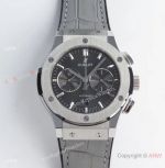 Swiss Made Copy Hublot Classic Fusion HB 7750 Titanium-Gray Gummy strap